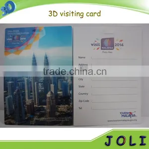 China Factory 4C Offset Pet Lenticular 3d Visiting Card Printing thumbnail-4