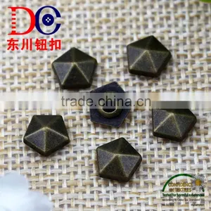 Hot Sale Star Shape Jeans Button Rivet and Studs Custom Leather Rivets for Bag thumbnail-4