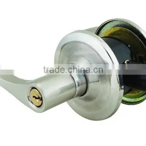 High Quality American Design Zinc Alloy Cylindrical Lever Door Handle Lock thumbnail-4