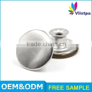 Garment Accessories Custom Cheap Round Shape Jean Jacket Metal Button thumbnail-5