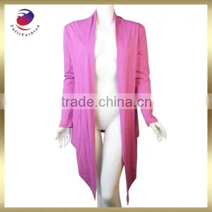 Women Plain Knitted Cardigan thumbnail-1