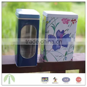 Popular Metal Tinplate Boxes With PVC Window 12.35*8.00*18.65 cm thumbnail-4