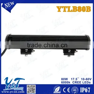 Energy Saving Single Row Straight 80W Orange Light Bar Dot Approved Led Light Bar for Jeep thumbnail-3
