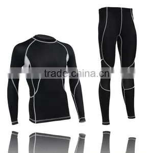 2014 High Quality Customized Running Compression Shirts thumbnail-1