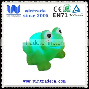 Factory Supply Floating Bath Rubber Flashing Baby Toy Animal thumbnail-5