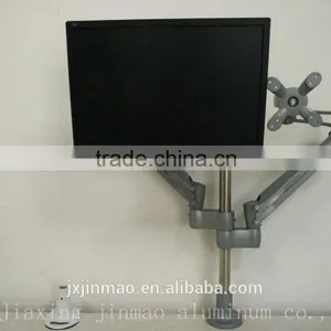 Modern Appearance Lcd Arm Support Clamp Mount and Grommet Mount Hanging Dual Monitors Screens Lcd Arm thumbnail-6