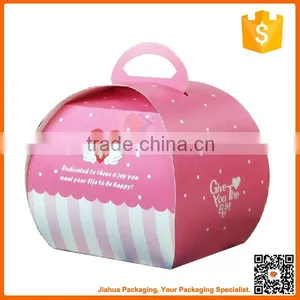 Round Striped Gift Box for Cake Packaging thumbnail-6