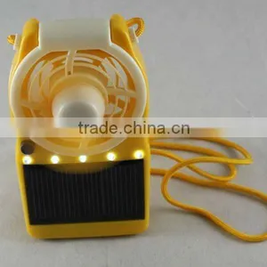 2012 Hottest Led Light Solar Camping Fans With Moble Charger Function thumbnail-1