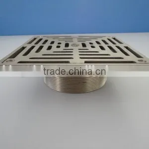 Casted Mn Copper White Brass Ni Bronze Square Floor Drain thumbnail-4