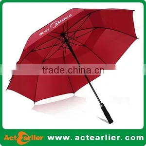 Custom Print Promotional Straight Automatic Big Golf Umbrellas thumbnail-3
