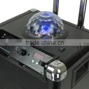 8" Bluetooth Portable Speaker Box With Ball Light,USB,SD,FM Radio, Portable Speaker Box L-95 thumbnail-4