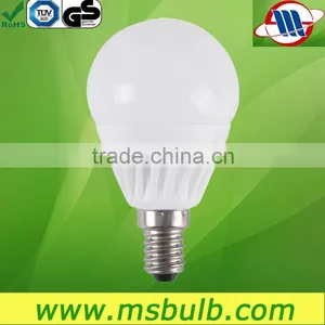 Haining Factory Supply G50 E14 LED Bulb 3W 260lm Non-directional Led Globe Lamp thumbnail-1
