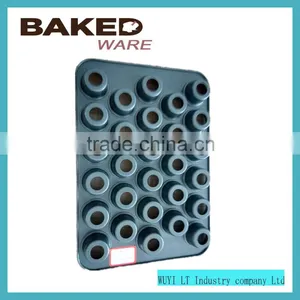 Carbon Steel Cupcake Pan Non-stick Muffin Pan Cake Pan With Loose Base thumbnail-1