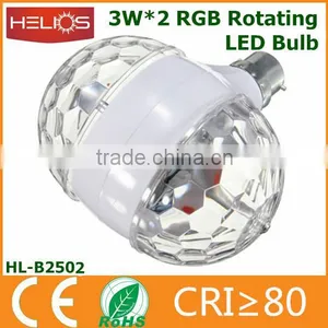 360 Degree Double Side 6w Rgb Rotating Stage Light Led thumbnail-5
