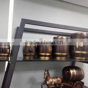 1.5L 3L 5L Wooden Wine Barrel Wine Holder thumbnail-6