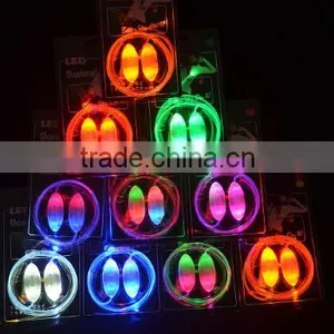 New Arrival Led Flashing Shoelace , Glow Shoelace , Led Lighting Shoelace for Night Walking thumbnail-5
