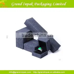 Customized 2016 Luxury Soft Velvet Foam Inserts Jewelry Ring Box Earring Box Necklace Box Make Paper Jewelry Box thumbnail-3