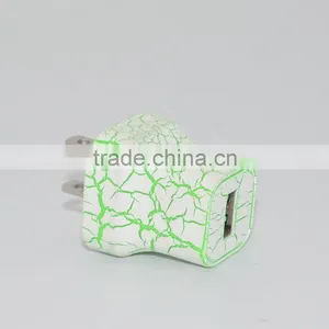 Led Lighting Usb Wall Charger, Usb Travel Charger With Led Light, Mobile Phone Wall Charger thumbnail-5