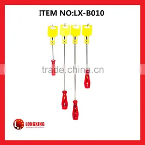 Factory Supply High Quality Cr-V Screwdriver With Plastic Handle thumbnail-1