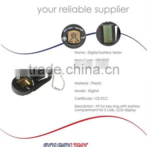 Small and Easy-to-handle Digital Battery Tester With LCD Storage Compartment for Holding Two Spare Batteries thumbnail-2