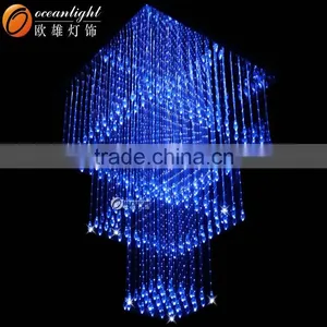 Stair Crystal Fiber Optic Light ,fiber Optic Mesh Lighting OM172 thumbnail-1
