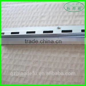 Wholesale Wall Display Single Hole Slotted Aluminum Profile thumbnail-1