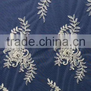 Hot Sell New Fashion Lace Fabric for Wedding Dress thumbnail-1