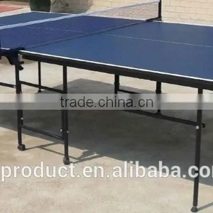 High Quality Cheaper Price Factory Promotion 12mm MDF Standard Size Moveable Foldable Table Tennis Table thumbnail-2