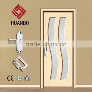 2015 Europe Designs Wooden Bedroom of Door Solid Interior Doors With Glass thumbnail-1