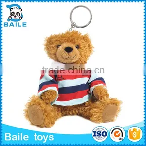 Plush TEDDY BEAT Keychain With T-shirt thumbnail-1