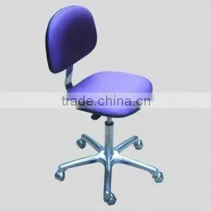 PVC PU Leather ESD Chair With Conductive Wheels thumbnail-2