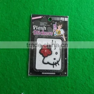 Hello/kitty Glitter Sticker for Mobile Phone thumbnail-1