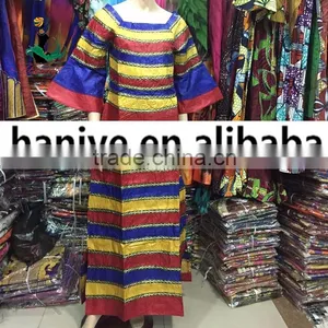 2016 Haniye African Bazin Riche Broderie Dress New African Bazin Riche Fashion Design Embroidery Long Dress thumbnail-1