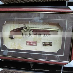 Handmade Wooden Pistols Painting Wooden Art thumbnail-4
