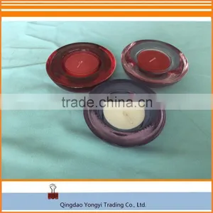 Fresh Green Round Glass Holder With Tealight Candle thumbnail-6