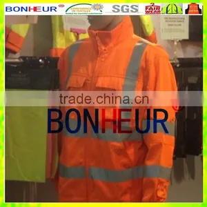 High Viz Poly Cot Textile for Safety Protective thumbnail-1