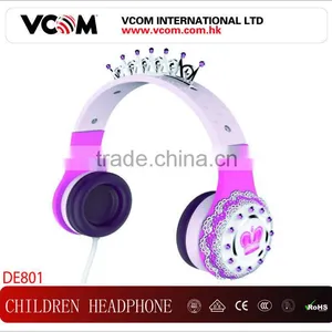 VCOM Brand Stylish Kids Headphones With Lace thumbnail-1
