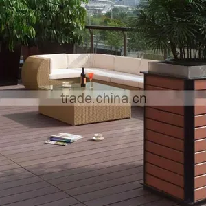Popular and Cheap Plastic Wood WPC Composite Hollow and Solid Durable Anti-UV Decking! thumbnail-1