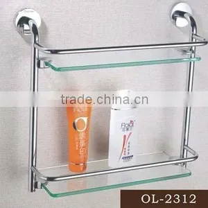 Bathroom Accessories-double Glass Shelf thumbnail-1