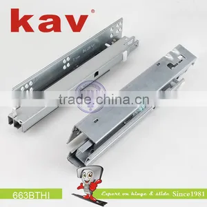 Soft Closing Kitchen Drawn Slide Concealed Slide Under-mount Full Extension to All Kinds of Wooden Drawer thumbnail-4