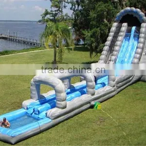 Large Inflatable Water Slide Rentals 2016 AQUA Park Inflatable Slide N Slip With Water Pool thumbnail-1