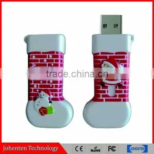 Christmas Style Plastic Cartoon Anime Usb Flash Drive Printing Logo Fast Delivery thumbnail-2