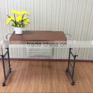 Adjustable Multi-functional Hospital Over Bed Table thumbnail-1