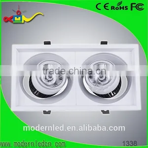 High Class Commercial 2x20w Plc Down Light 15 30 60 Degree Cob thumbnail-1