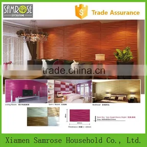 Hot Selling China Home Decor Wholesale Environmental 3d Bed Head Wall Panel thumbnail-1