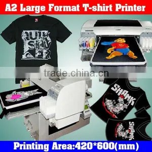 Manufacturer Offer Best Price of Large Format Tshirt Digital Fabric Printer Machine thumbnail-1