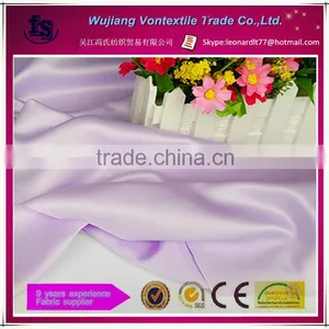 Wujiang Factory Supply 100D*200D Calendering Satin Ribbon Fabric for Wedding,cloth,panties,trousers,etc thumbnail-1
