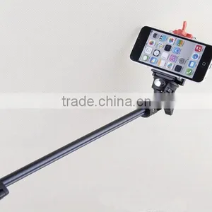 Extendable Handheld Monopod With Clip Mount Holder For Smartphones thumbnail-1
