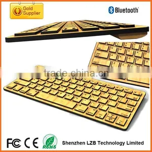 Wood Keyboard, Bamboo Bluetooth Keyboard for Iphone/ipad/tablet thumbnail-1