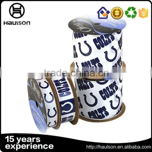 Fasion High Quality Personalized Polyester Nylon Material Nfl Printed Ribbon thumbnail-4